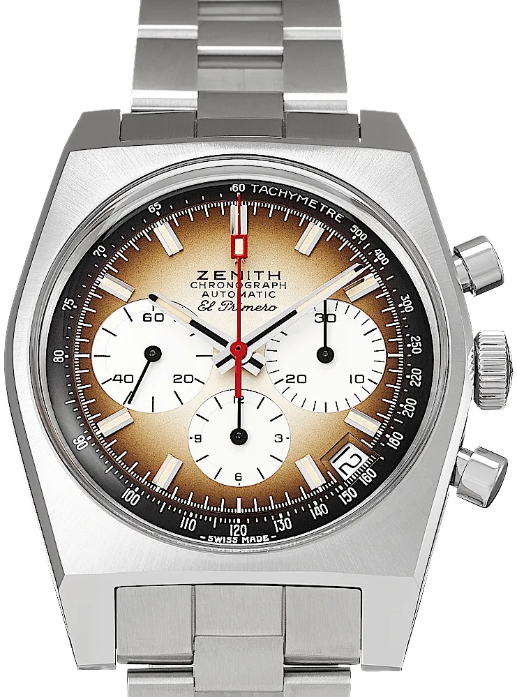 Zenith Revival 03.A384.400/385.M385 37mm Stainless steel Brown