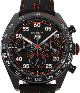 TAG Heuer Carrera Porsche Orange Racing CBN2A1M.FC6526 Stainless steel Black