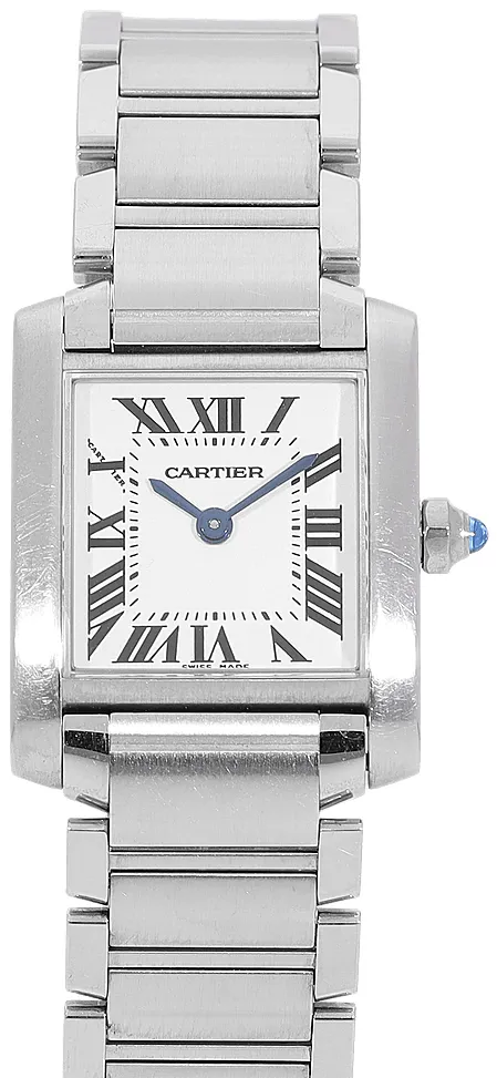 Cartier Tank W51008Q3 25.2mm Stainless steel Silver