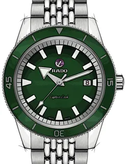 Rado Captain Cook R32505313 Ceramic Green