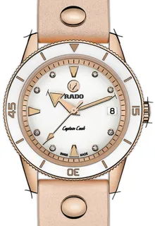 Rado HyperChrome Captain Cook R32139708 Ceramic and Stainless steel and PVD White