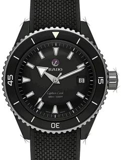 Rado Captain Cook R32129158 Ceramic and Titanium and Stainless steel and PVD Black