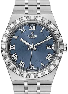 Tudor Royal 28500 Stainless steel Blue