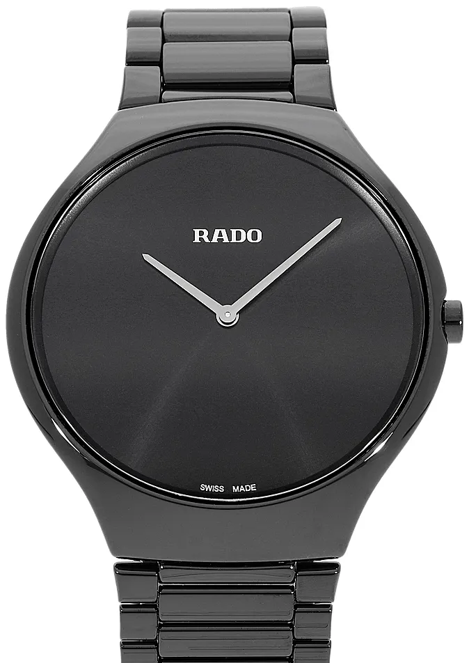 Rado True Thinline R27741182 39mm Black ceramic Black