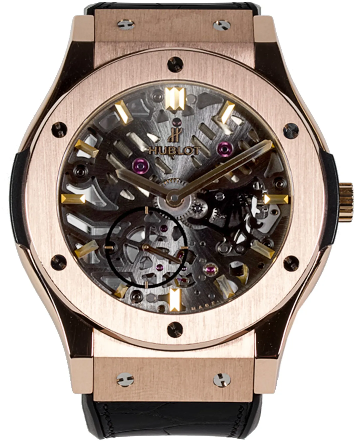 Hublot Classic Fusion 515.OX.0180.LR 45mm Rose gold Skeletonized