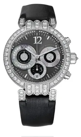 Harry Winston Premier 200/UCA39WL.KD/01 39.5mm White gold Black