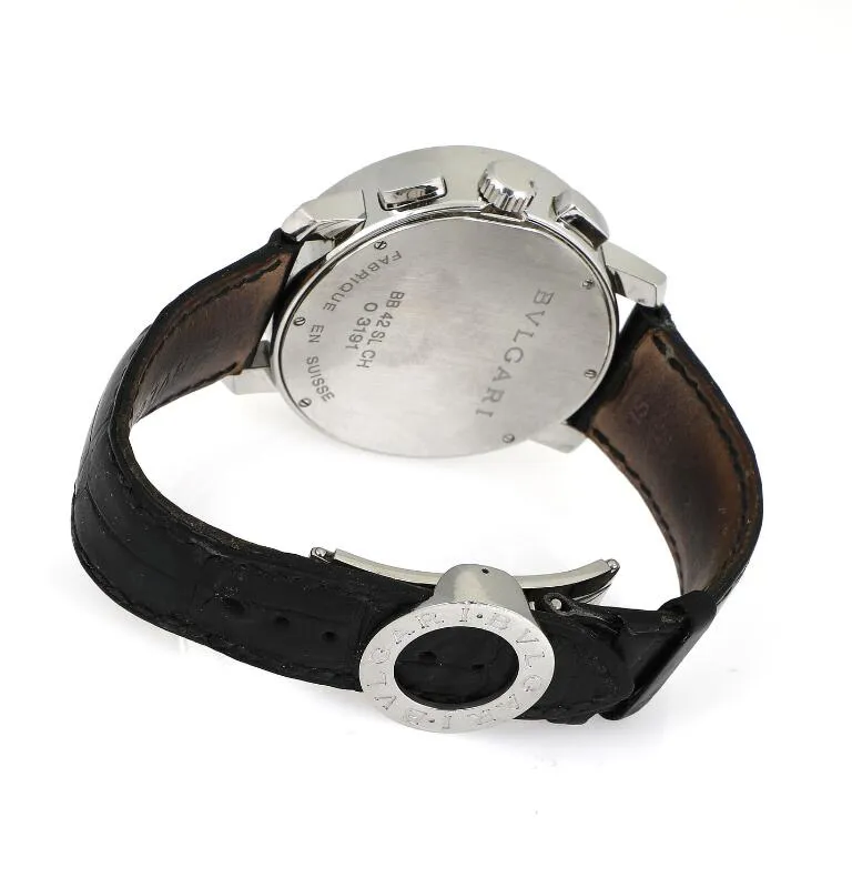 Bulgari Bulgari BB42SLCH 42mm Stainless steel Black 3