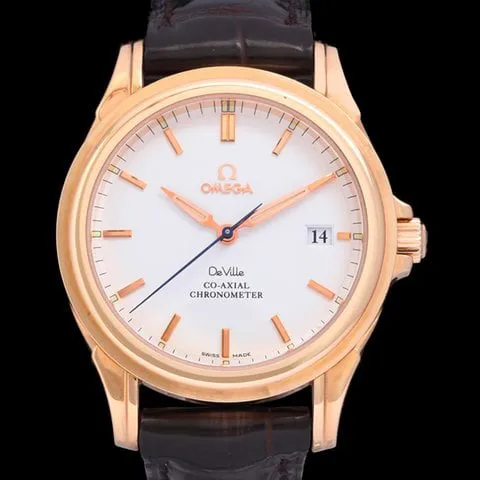 Omega De Ville Co-Axial 46542000 Rose gold White