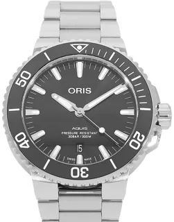 Oris Aquis Date 01 733 7730 4134-07 8 24 05PEB Stainless steel Black