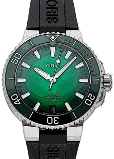 Oris Aquis Date 01 733 7732 4157-07 4 21 64FC Stainless steel Green