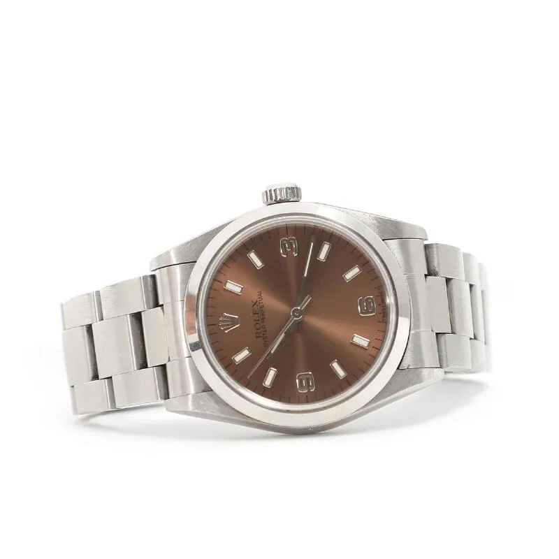 Rolex Oyster Perpetual 31 67480 30mm Stainless steel Brown 4