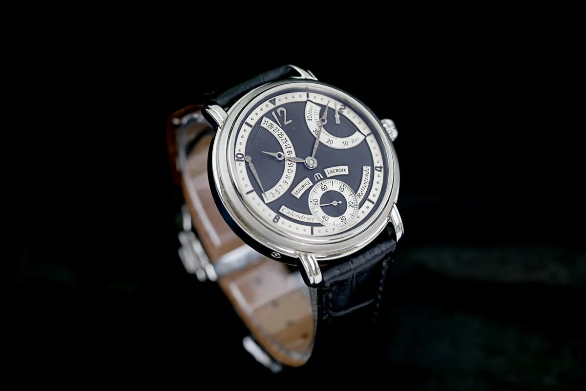 Maurice Lacroix Masterpiece MP6338 43mm Stahl schwarze 2