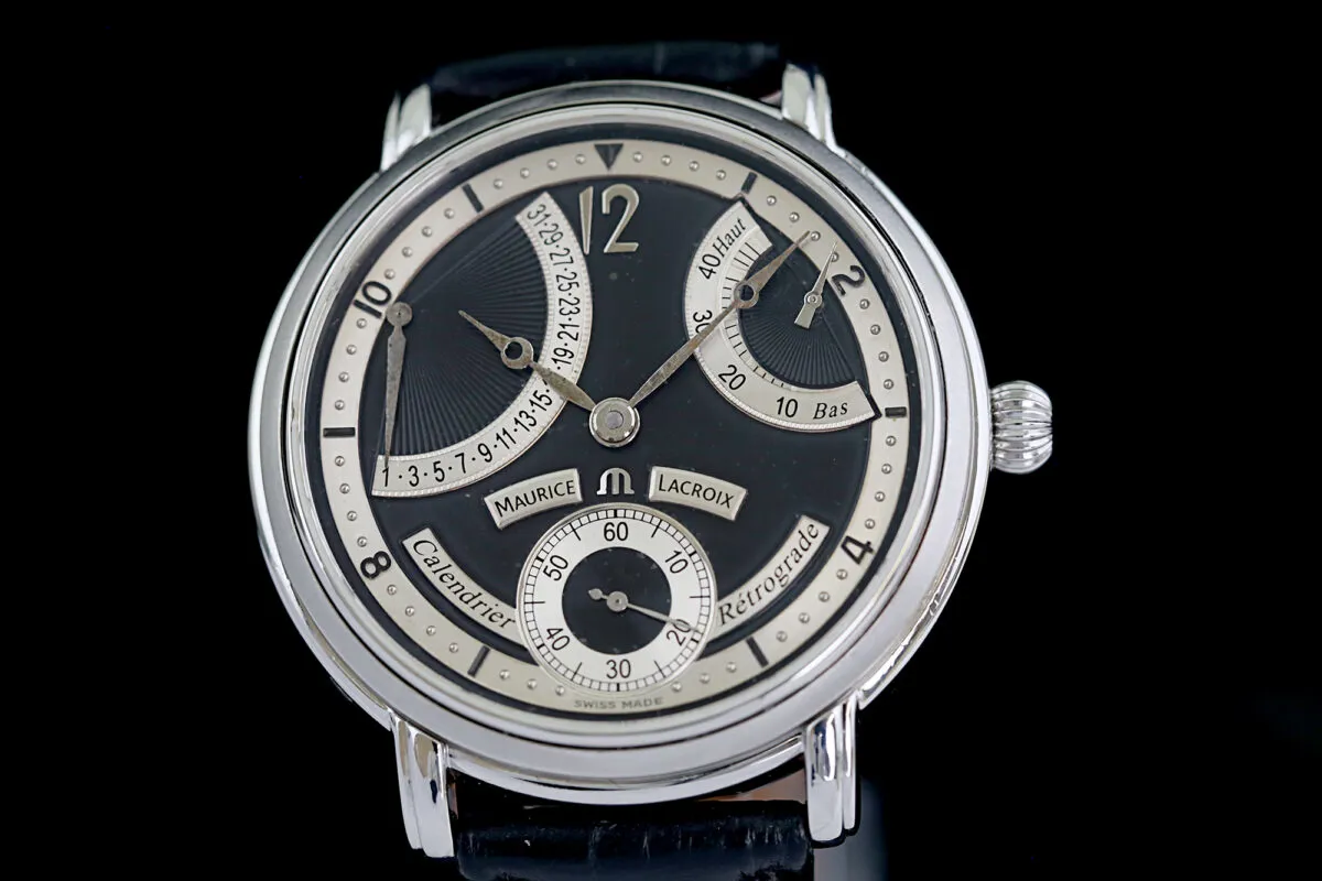 Maurice Lacroix Masterpiece MP6338 43mm Stahl schwarze 3