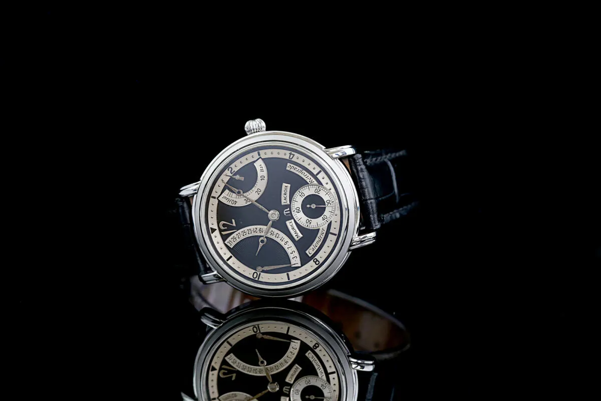 Maurice Lacroix Masterpiece MP6338 43mm Stahl schwarze 10