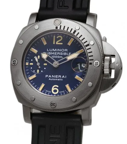 Panerai Submersible PAM 00087 44mm Stainless steel Blue