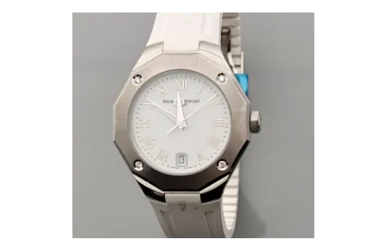 Baume & Mercier Riviera 40mm Stainless steel White