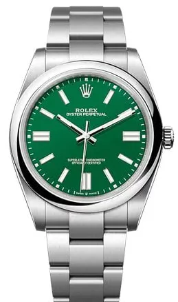 Rolex Oyster Perpetual 41 124300 41mm Stainless steel Green