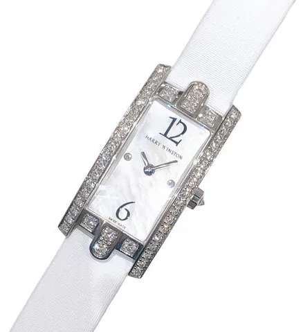 Harry Winston Avenue 332LQW 155mm White gold White