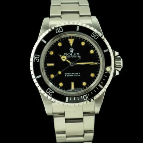 Rolex Submariner 5513 40mm Stainless steel Black