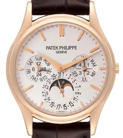 Patek Philippe Perpetual Calendar 5140R-001 37mm Rose gold Brown