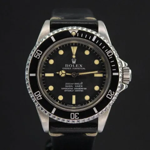 Rolex Submariner 5512 40mm Stainless steel Black