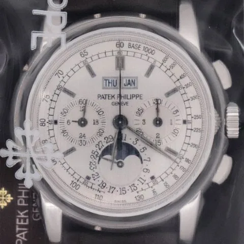 Patek Philippe Perpetual Calendar Chronograph 5970G-001 40mm White gold Silver