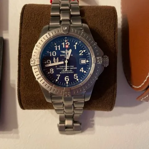 Breitling Avenger E17370 44mm Titanium Blue