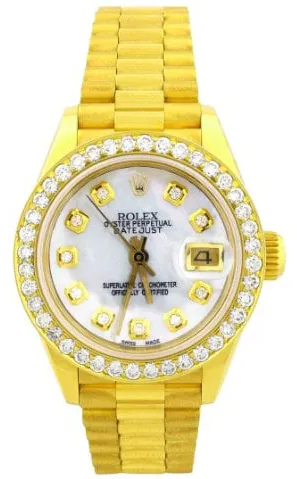 Rolex Lady-Datejust 69178 26mm Yellow gold Mother-of-pearl