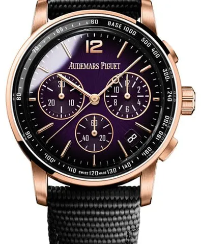 Audemars Piguet Code 11.59 26393OR.OO.A002KB.02 41mm Rose gold Purple