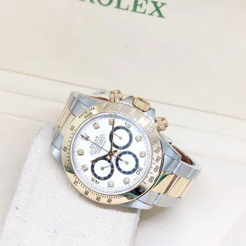 Rolex Daytona 16523 40mm Yellow gold and Stainless steel White