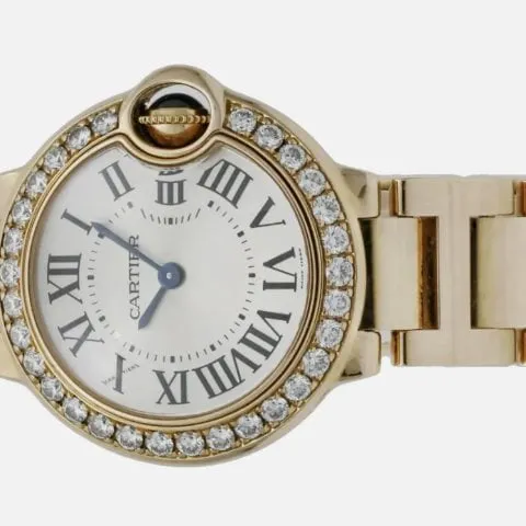 Cartier Ballon Bleu 28mm Yellow gold Silver