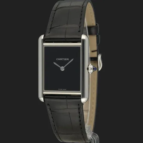 Cartier Tank WSTA0072 33.5mm Stainless steel Black