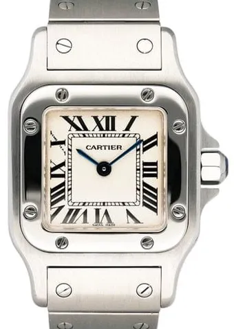 Cartier Santos W20056D6 24mm Stainless steel White