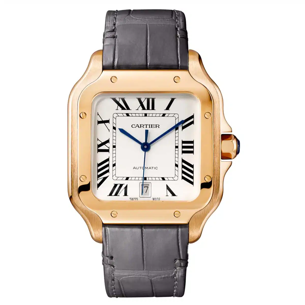 Cartier Santos WGSA0019 40mm Rose gold Silver