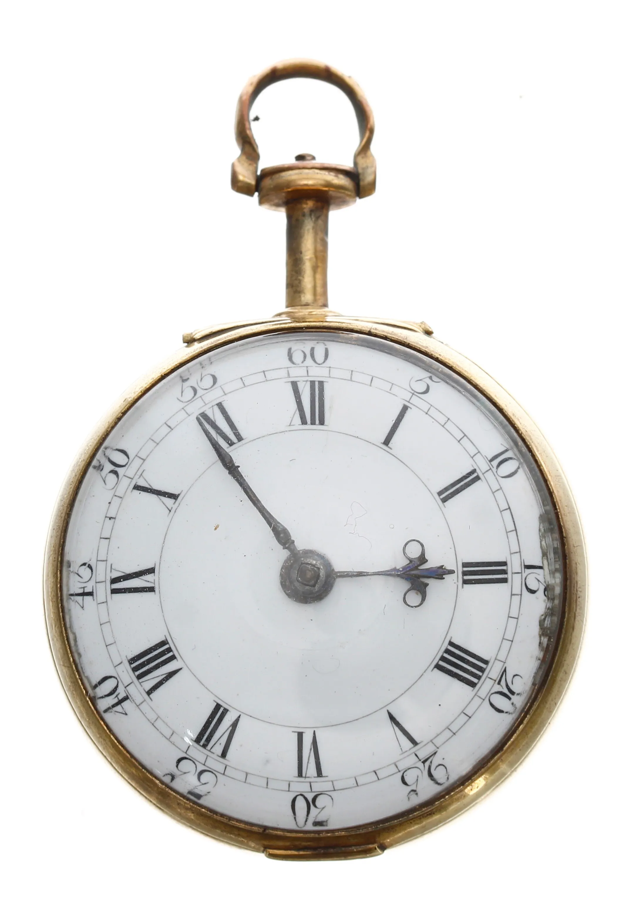 J. Down 49mm Gilt-metal and Enamel White 3