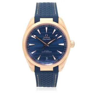 Omega Aqua Terra 220.52.41.21.03.001 Sedna gold Blue