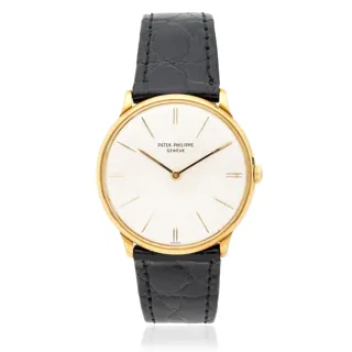 Patek Philippe Calatrava 2573/1 Yellow gold Silver