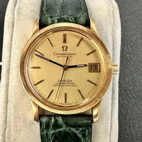 Omega Constellation 166.052 33mm Yellow gold Champagne