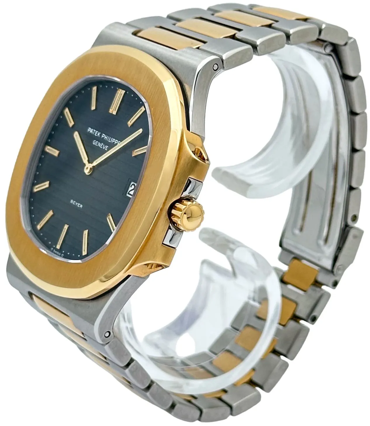 Patek Philippe Nautilus 3700/011 42mm Yellow gold and Stainless steel Black 2