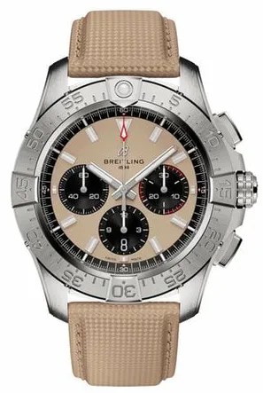 Breitling Avenger AB0147101A1X1 44mm Stainless steel Beige