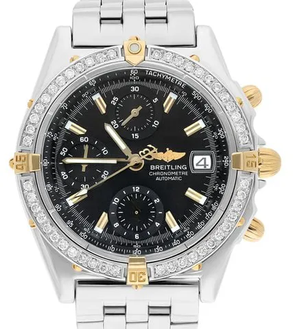 Breitling Chronomat B13352 39mm Gold/steel Black