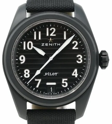 Zenith Pilot 49.4000.3620/21.I001 40mm Black ceramic Black