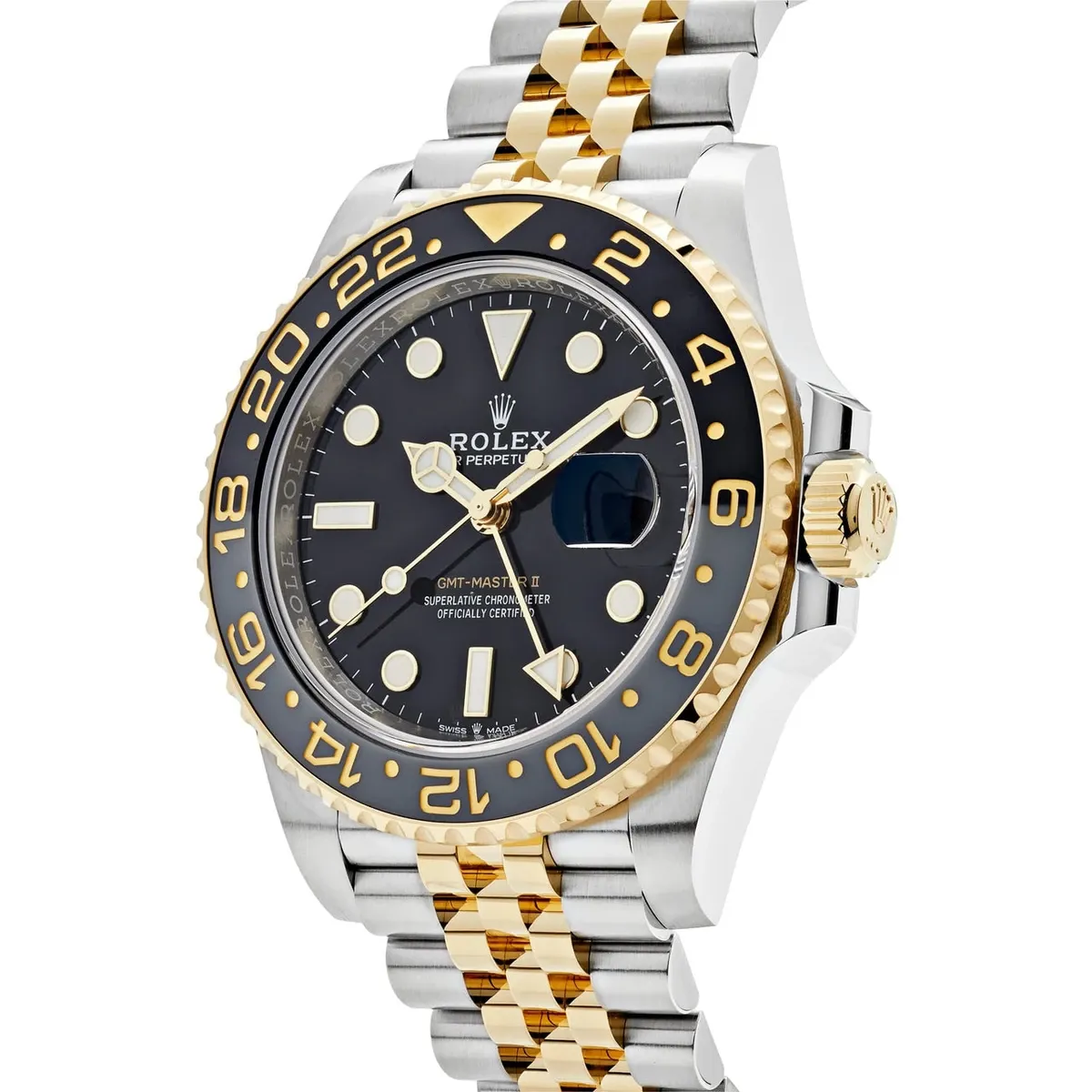 Rolex GMT-Master II 126713GRNR 40mm Yellow gold and Stainless steel Black 3