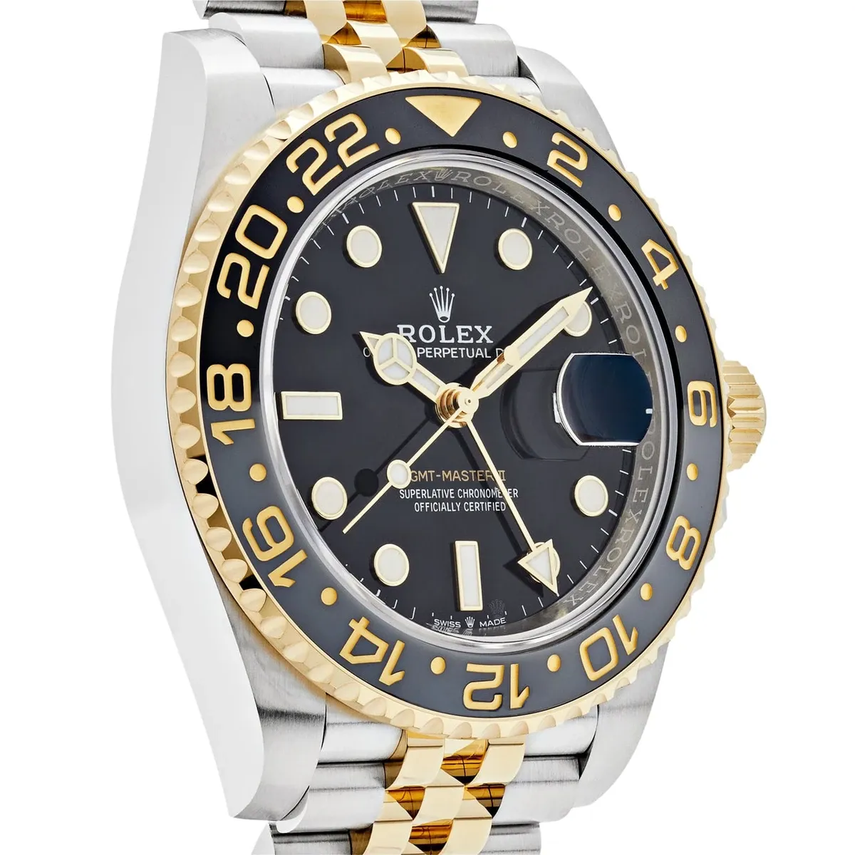 Rolex GMT-Master II 126713GRNR 40mm Yellow gold and Stainless steel Black 2