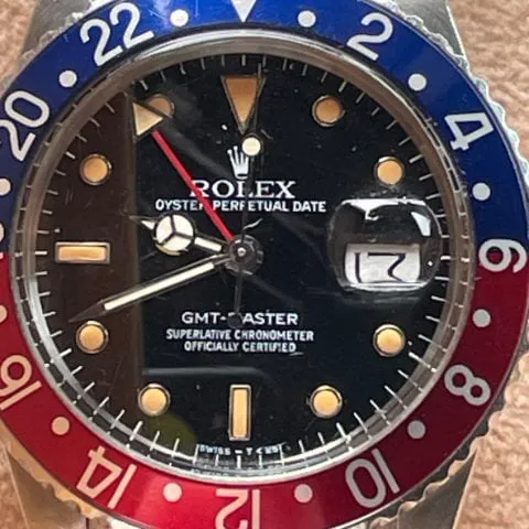 Rolex GMT-Master 16750 40mm Stainless steel Black