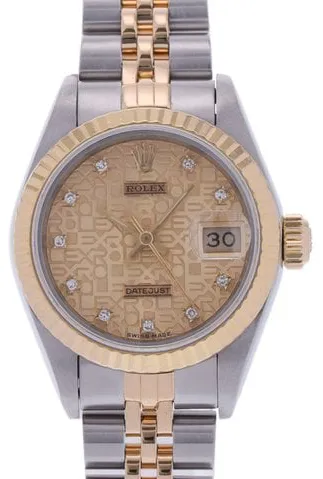 Rolex Datejust 69173G 26mm Yellow gold and Stainless steel Champagne