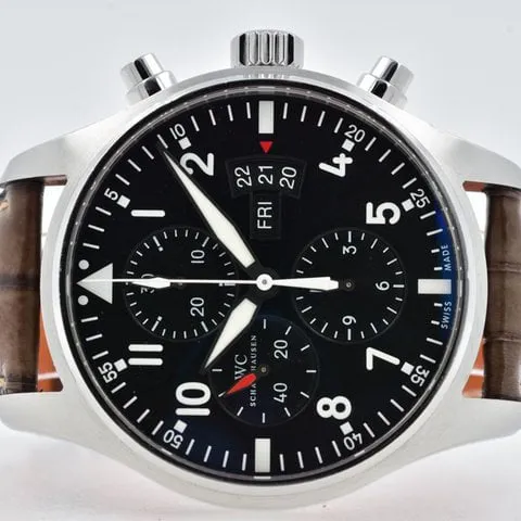 IWC Pilot IW377701 43mm Stainless steel Black