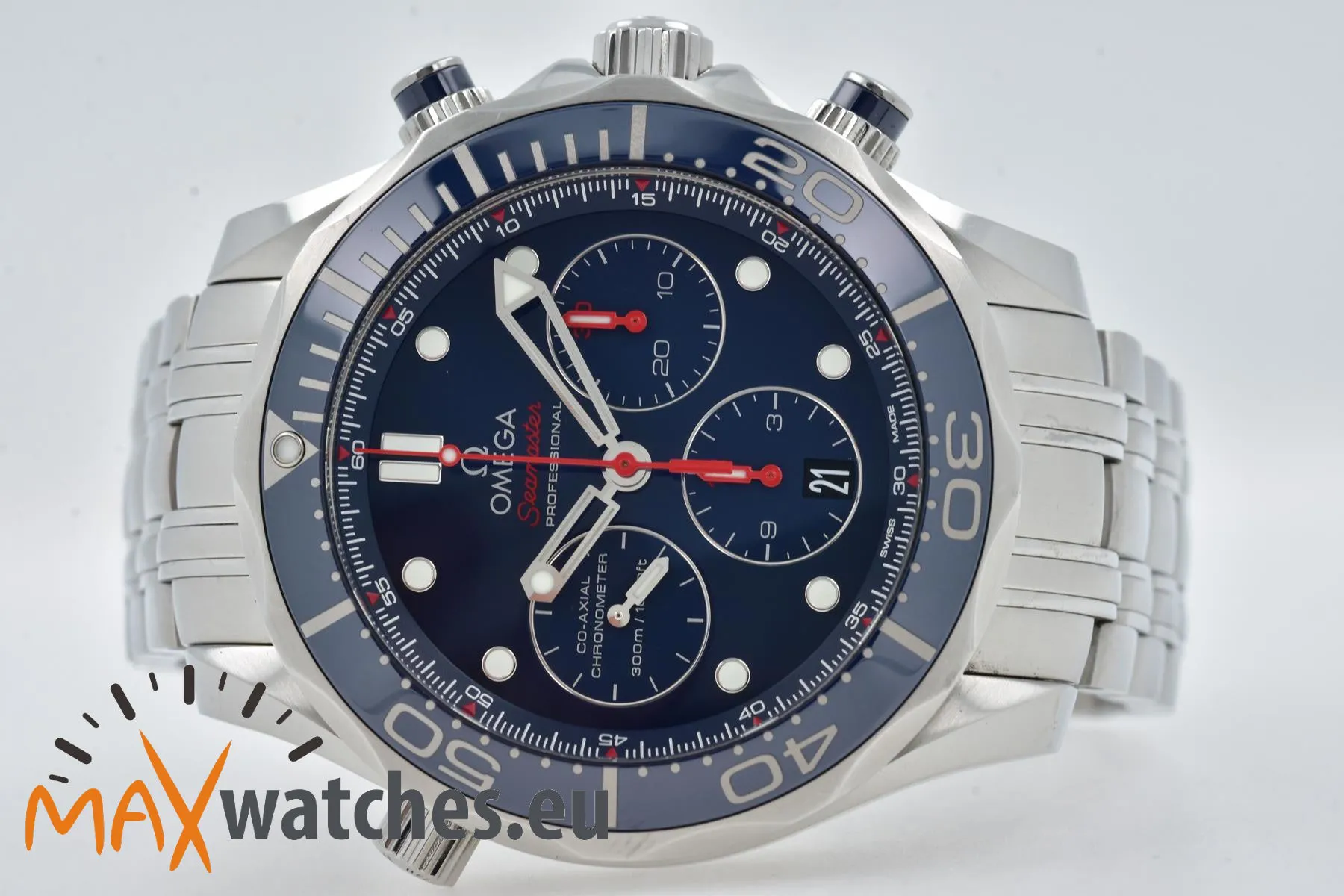 Omega Seamaster Diver 300M 212.30.44.50.03.001 44mm Stainless steel Blue