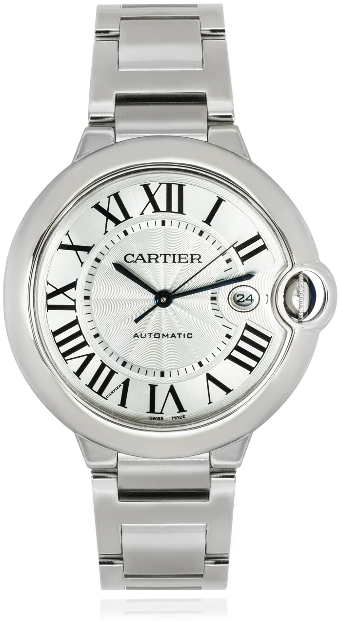 Cartier Ballon Bleu 42mm W69012Z4 42mm Stainless steel Silver