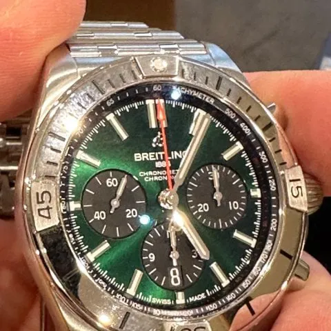 Breitling Chronomat AB0134101L1A1 42mm Stainless steel Green